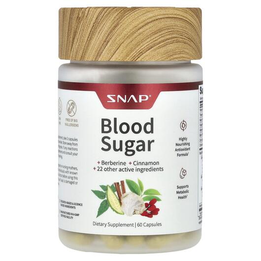 Основне фото товара Blood Sugar Blend, Підтримка рівня цукру в крові, 60 капсул