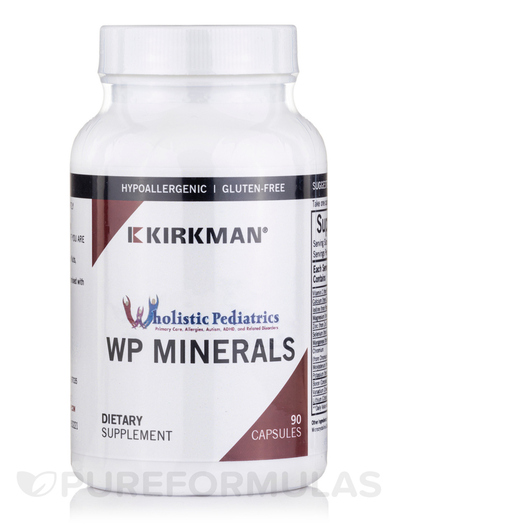 Основне фото товара Kirkman, WP Minerals, Мінеральні добавки, 90 капсул