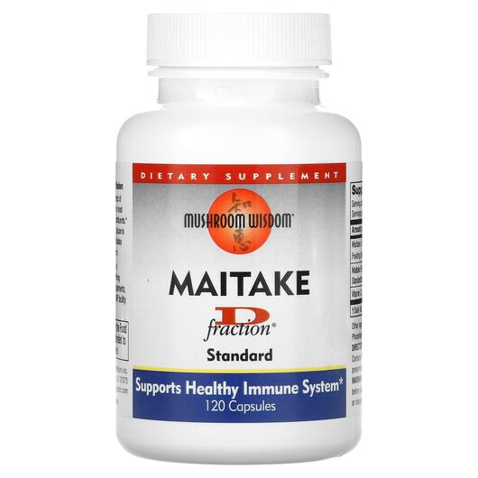 Основне фото товара Maitake D Fraction Standard 120, Гриби Майтаке, 120 капсул