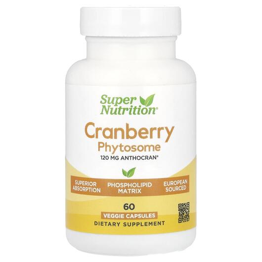 Основне фото товара Cranberry Phytosome Anthocran 120 mg, Журавлина, 60 капсул