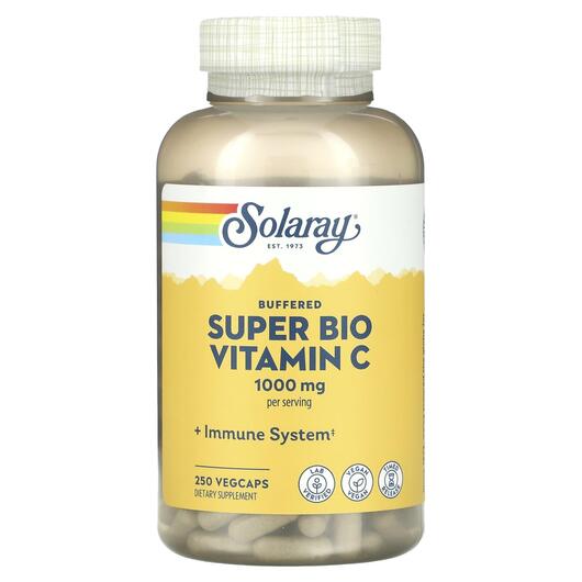 Основне фото товара Solaray, Super Bio Vitamin C, Вітамін C, 250 капсул