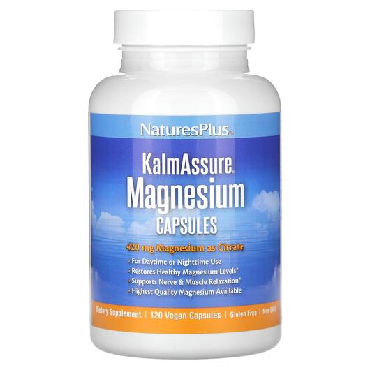 Основне фото товара Kalmassure Magnesium 400 mg 90, Kalmassure Магній 400 мг, 90 капс