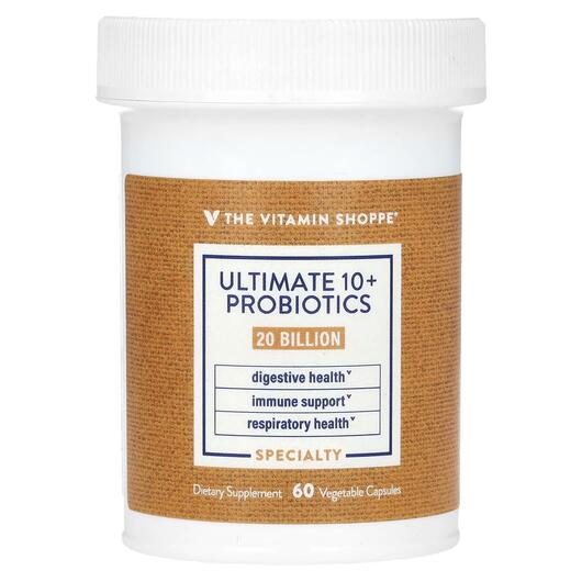 Основне фото товара Ultimate 10+ Probiotics 20 Billion, Пробіотики, 60 капсул