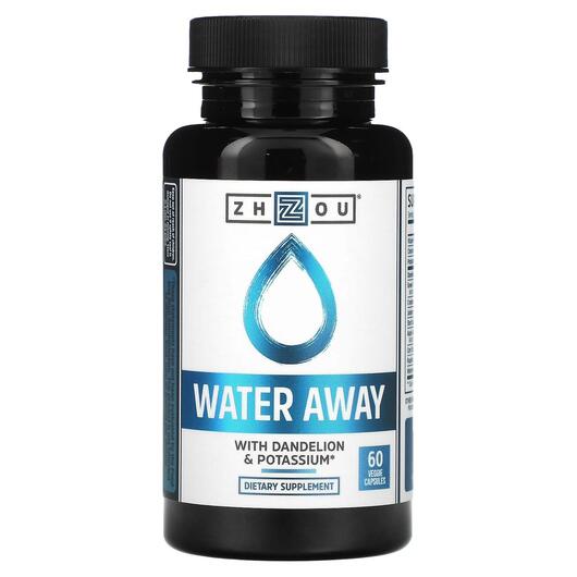 Основне фото товара Water Away with Dandelion & Potassium 60, Калій, 60 капсул