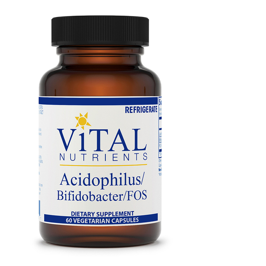 Основне фото товара Acidophilus/Bifidobacter/FOS, Лактобактерії Ацидофілус, 60 капсул