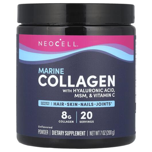 Основне фото товара Marine Collagen With Beauty Blend Powder Unflavored, Морський кол