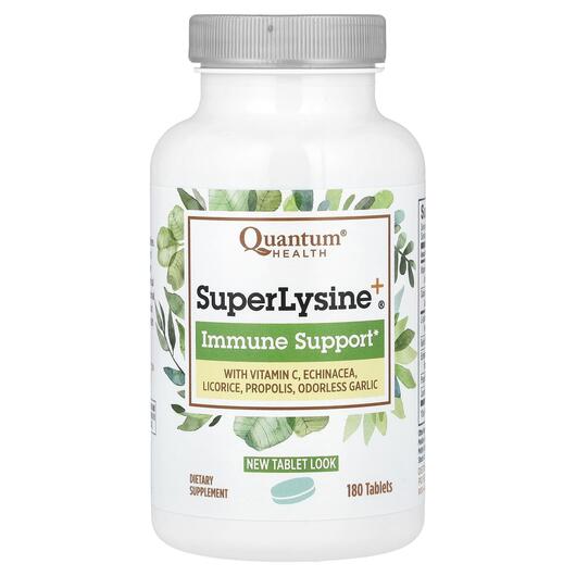 Основне фото товара Super Lysine+ Immune Support, L-Лізин, 180 таблеток