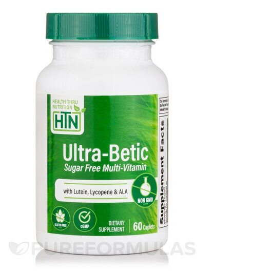 Основне фото товара Ultra-Betic Sugar Free Multi-Vitamin, Мультивітаміни, 60 таблеток