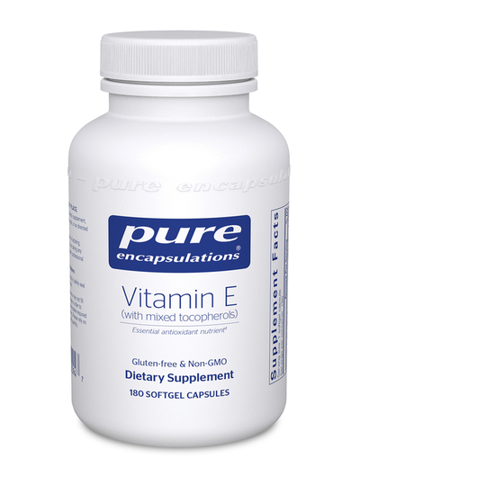 Основне фото товара Vitamin E with mixed tocopherols, Вітамін E Токофероли, 180 капсу