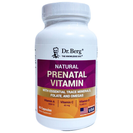 Основне фото товара Natural Prenatal Multivitamin, Вітаміни для вагітних, 60 капсул