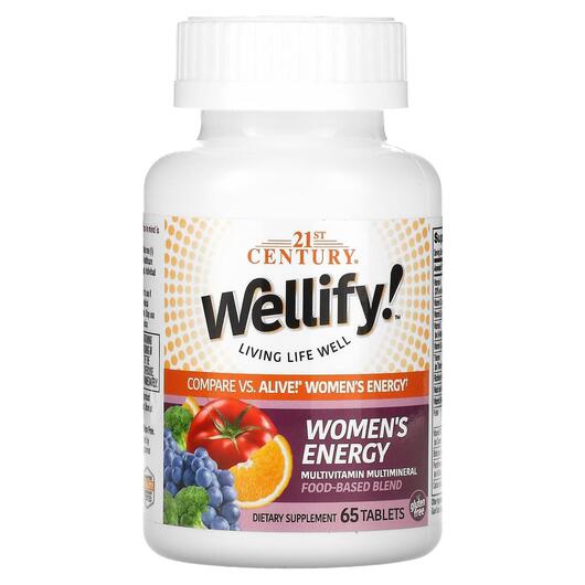 Основне фото товара Wellify! Women's Energy Multi, Мультивітаміни для жінок, 65 