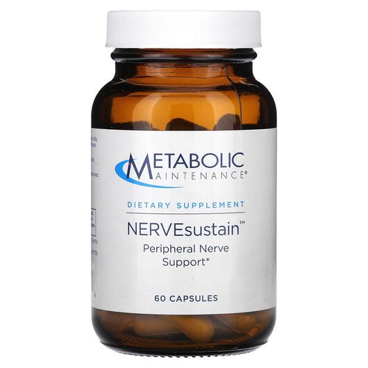 Основне фото товара Metabolic Maintenance, NERVEsustain, Підтримка мозку, 30 капсул