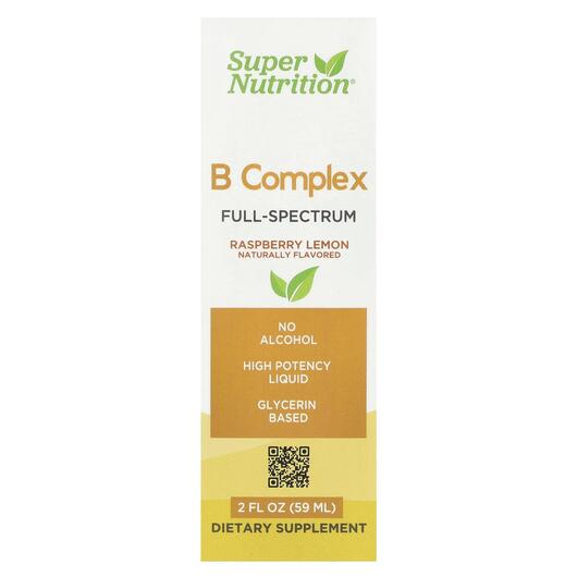 Основне фото товара Super Nutrition, B Complex, B-комплекс, 59 мл