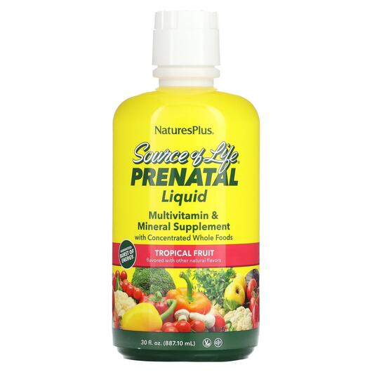 Основне фото товара Prenatal MultiVitamins Liquid Tropical, Вітаміни для вагітних, 88