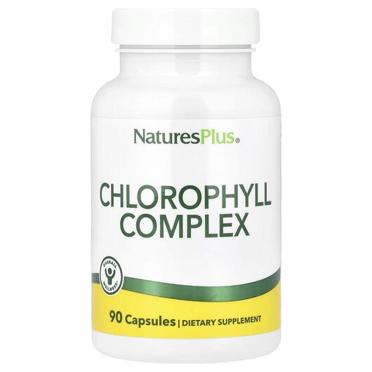 Основне фото товара Natures Plus, Chlorophyll Complex, Хлорофіл, 90 капсул