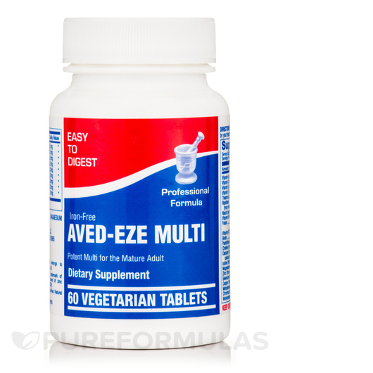 Основне фото товара Aved-Eze Multi Iron-Free, Залізо, 60 таблеток