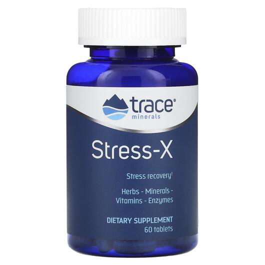 Основне фото товара Trace, Stress-X, Підтримка стресу, 60 таблеток