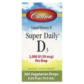 Super Daily D3 2000 IU Витамин D3 2000 МЕ Carlson