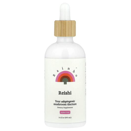 Основне фото товара Rainbo, Reishi Alcohol-Free, Гриби Рейші, 100 мл