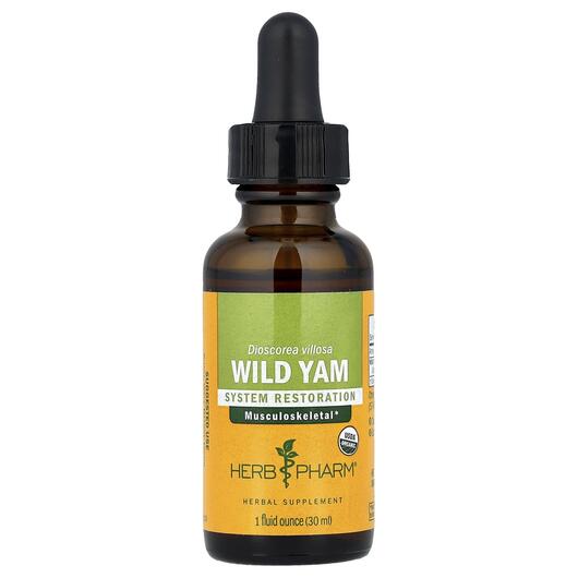 Основне фото товара Herb Pharm, Wild Yam, Дикий Ямc, 30 мл