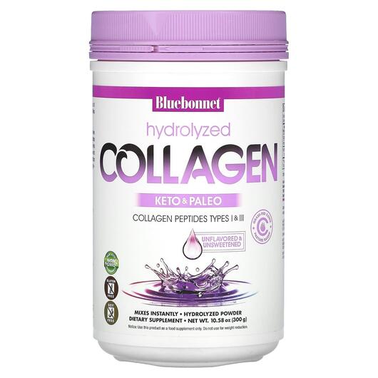 Основне фото товара Hydrolyzed Collagen Powder Unflavored, Колаген, 300 г