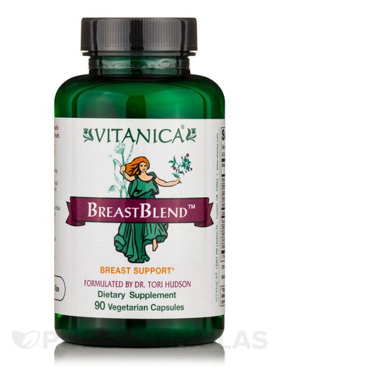 Основне фото товара Vitanica, BreastBlend, Підтримка здоров'я грудей, 90 капсул