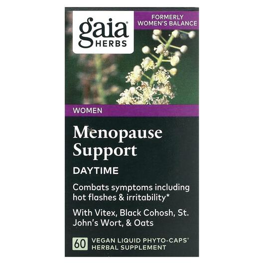 Основне фото товара Women Menopause Support Daytime, Підтримка менопаузи, 60 капсул