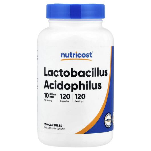 Основне фото товара Lactobacillus Acidophilus 10, Лактобактерії Ацидофілус, 120 капсу