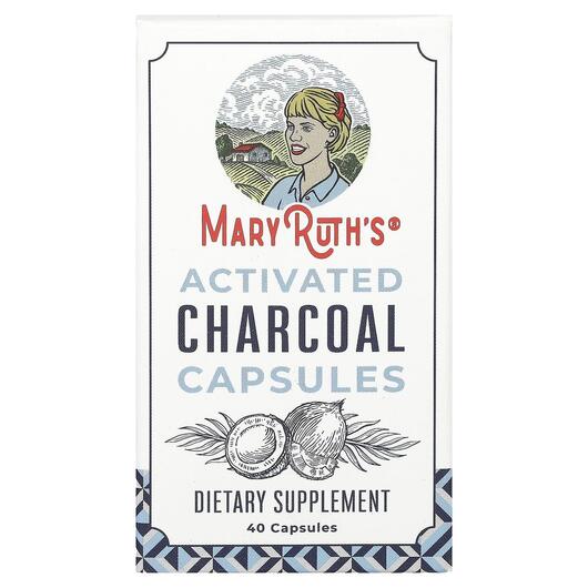 Основне фото товара Activated Charcoal Capsules, Активоване вугілля, 40 капсул