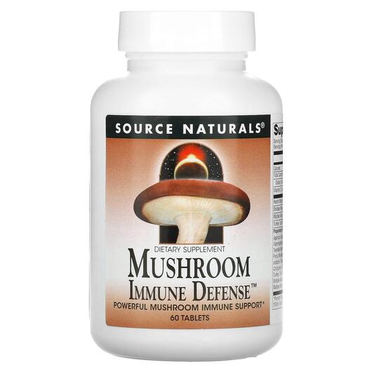 Основне фото товара Mushroom Immune Defense 16-Mushroom Complex, Гриби, 60 таблеток