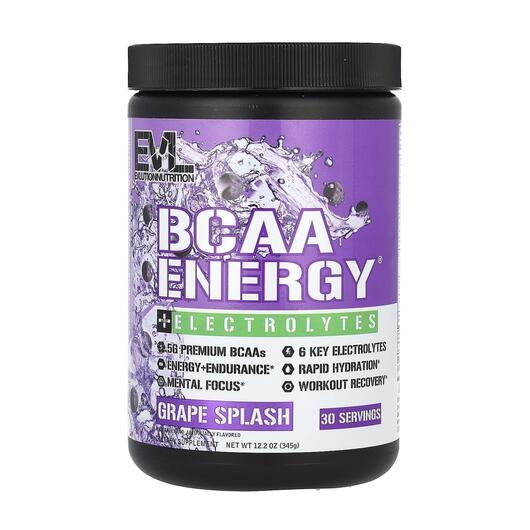 Основне фото товара BCAA Energy Plus Electrolytes Grape Splash, БЦАА, 345 г