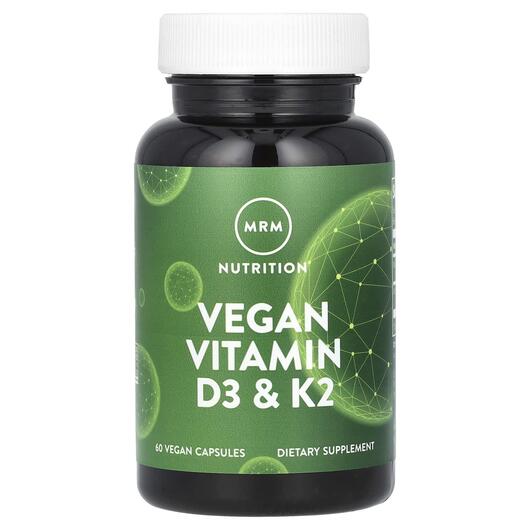 Основне фото товара Vegan Vitamin D3 & K2 60 Vegan, Веганські Вітамін D3 і K2, 60