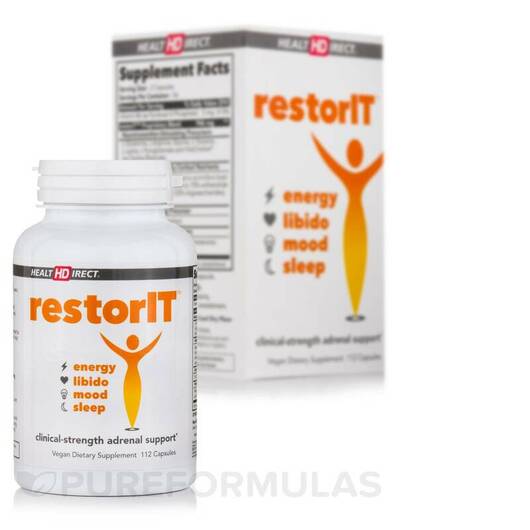 Основне фото товара Health Direct, restorIT, Підтримка наднирників, 112 капсул
