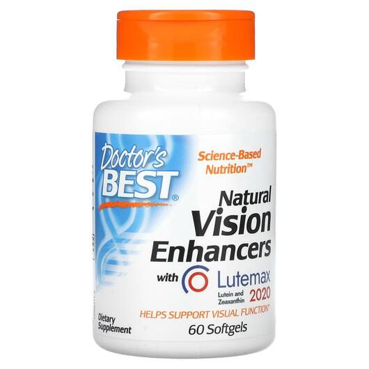 Основне фото товара Natural Vision Enhancers, Підтримка зору, 60 капсул