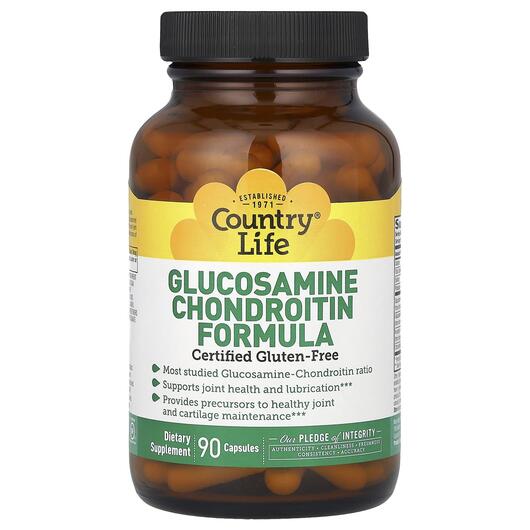 Основне фото товара Glucosamine Chondroitin Formula, Глюкозамін Хондроітин, 90 капсул
