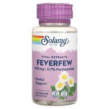 Vital Extracts Feverfew 400 mg Пиретрум Solaray