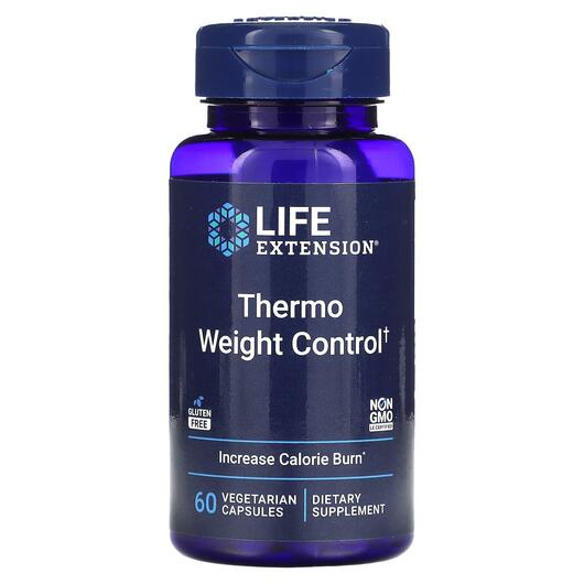 Основне фото товара Life Extension, Thermo Weight Control, Контроль ваги, 60 капсул