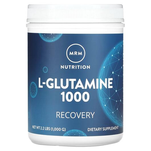 Основне фото товара MRM, L-Glutamine 1000, L-Глутамін 1000, 1000 г
