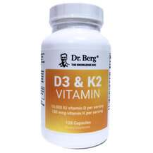 Фото товара Вітаміни D3 K2 D3 & K2 Vitamin 10000 IU Dr. Berg