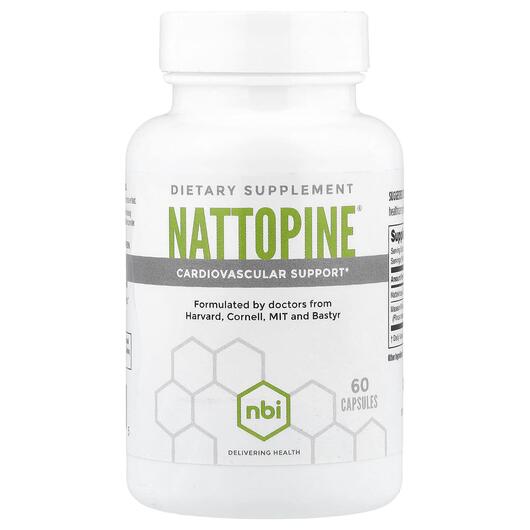 Основне фото товара NBI Health, Nattopine, Наттокіназа, 60 капсул