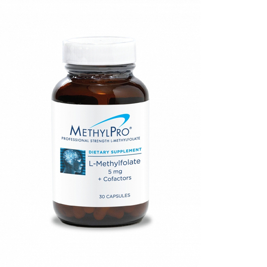 Основне фото товара MethylPro, L-Methylfolate 5 mg + Cofactors, Метилфолат, 30 капсул