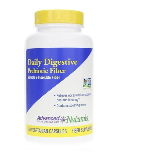 Основне фото товара Daily Digestive Prebiotic Fiber, Пребіотики, 150 капсул