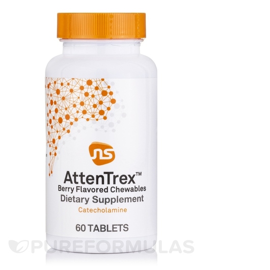 Основне фото товара AttenTrex Berry Chewables, Підтримка мозку, 60 таблеток