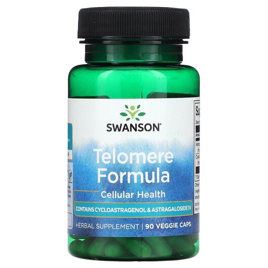 Основне фото товара Swanson, Telomere Formula, Клітинне здоров'я, 90 капсул