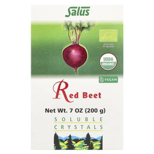 Основне фото товара Gaia Herbs, Red Beet Soluble Crystals, Червоний буряк, 200 г