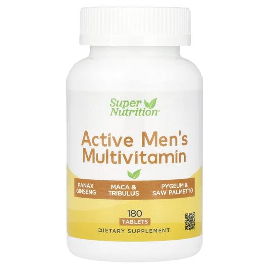 Основне фото товара Active Men's Multivitamin, Вітаміни для чоловіків, 180 табле