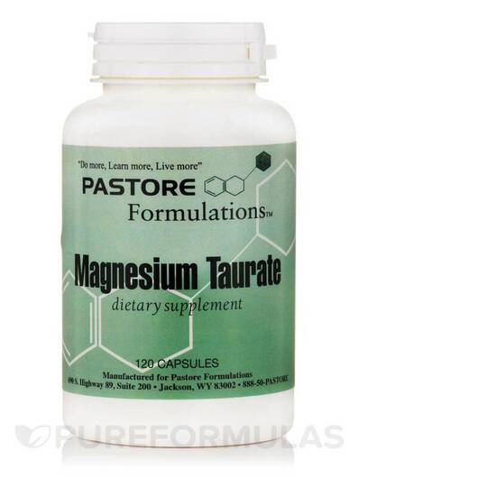 Основне фото товара Magnesium Taurate, Магній Таурат, 120 капсул