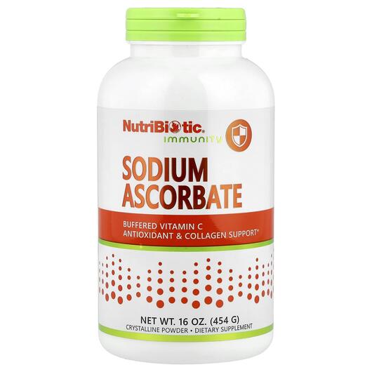 Основне фото товара Sodium Ascorbate Buffered Vitamin, Вітамін C Аскорбат Натрію, 454
