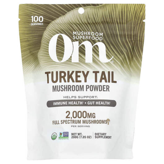 Основне фото товара Turkey Tail Immune Defense Power, Хвіст Індички, 200 г