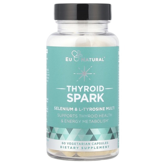 Основне фото товара Eu Natural, Spark Zinc & Selenium, Цинк та Селен, 60 капсул